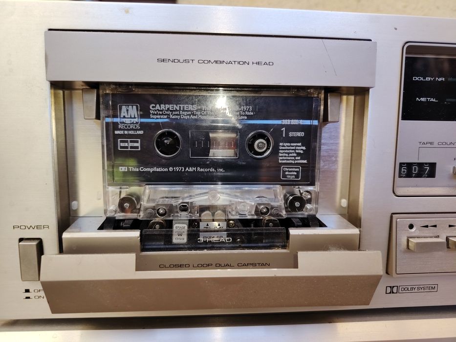 Casetofon deck și Amplificator tuner Onkyo