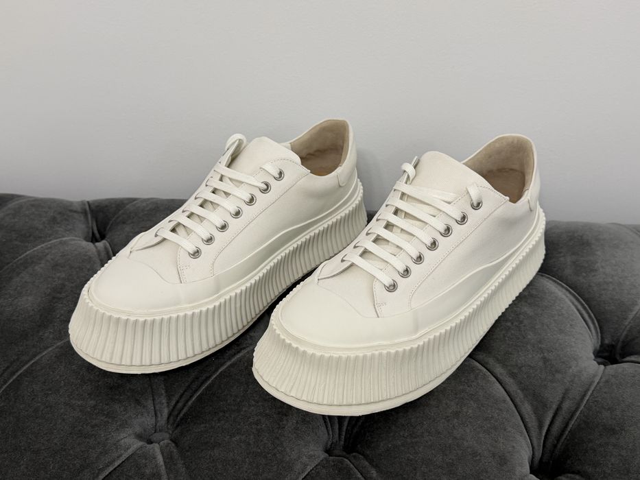 Jil Sander platform sole sneaker