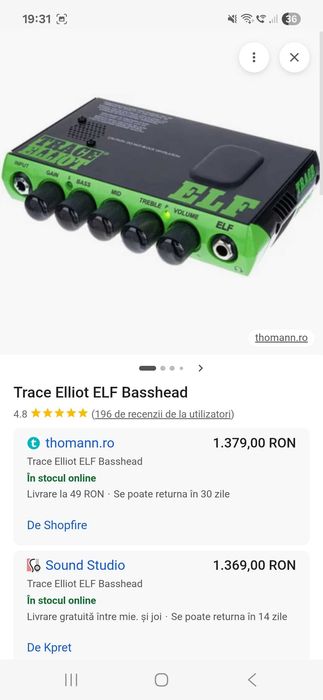Amplificator chitara bas Trace Elliot