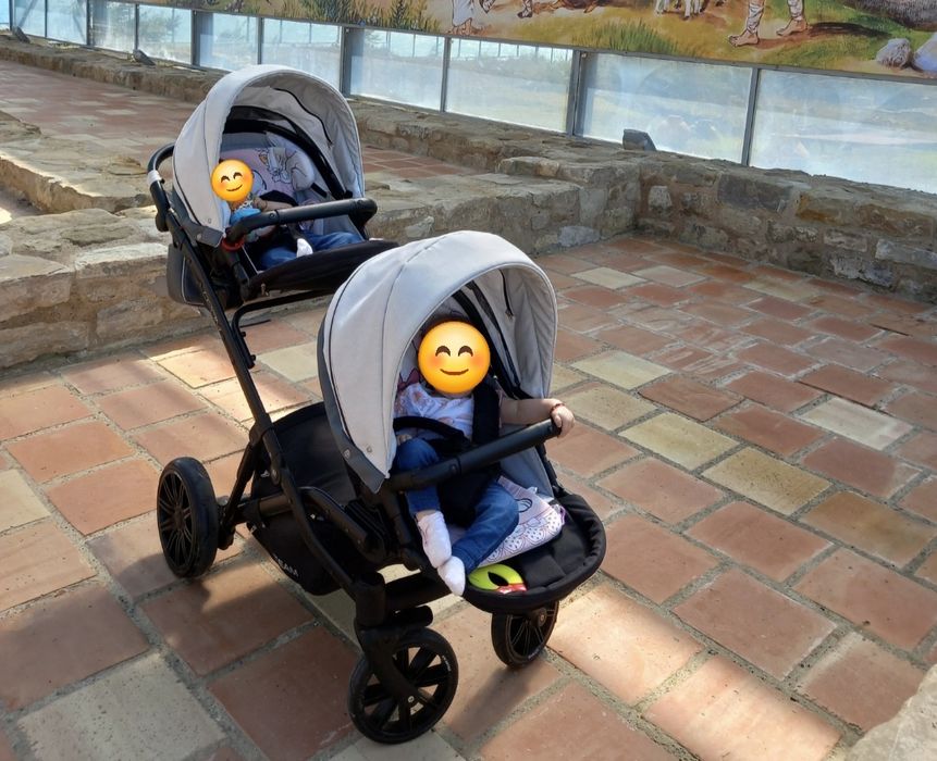 Количка за близнаци Рико Тийм.