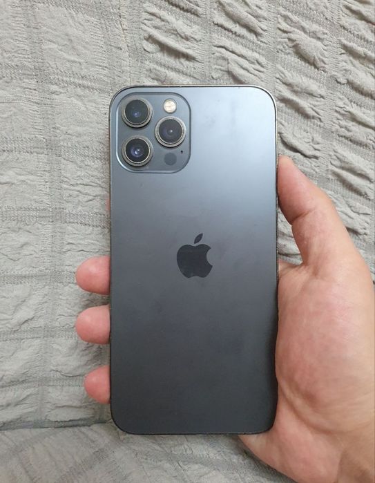 Apple Iphone 12 Pro Max 128GB LL/A Black Gray Flagman Holati Yaxshi