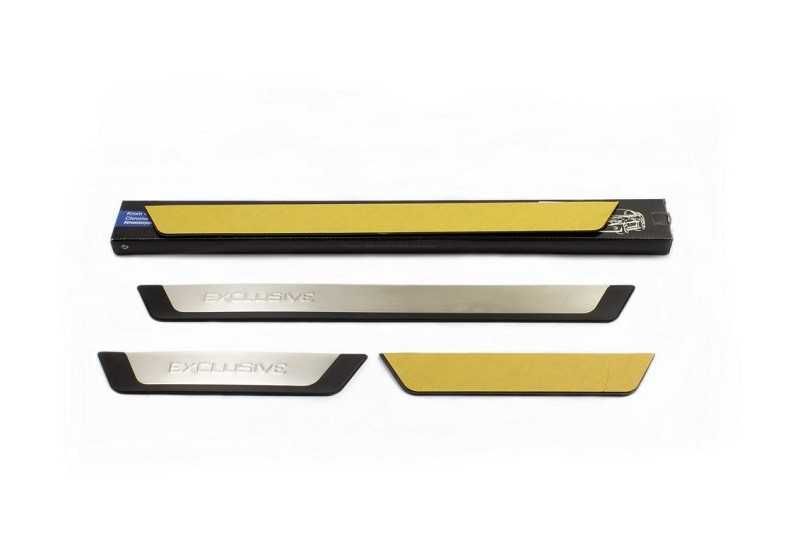 Cotiera auto Skoda Fabia II 2007-2014, negru, piele ecologica