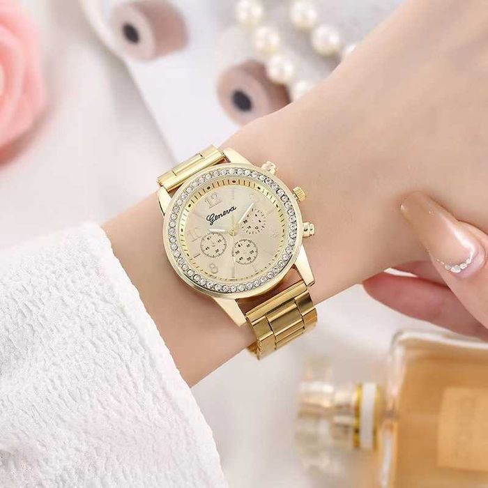 Set elegant: Ceas damă + Brățară | Stil Premium