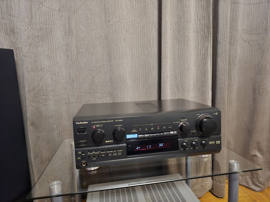 Technics SA-DX940 –Receiver AV 100W/canal 8Ω