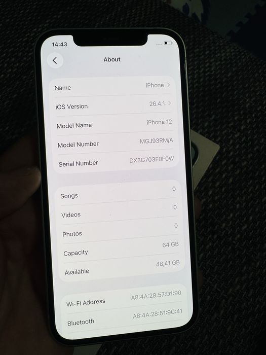 iPhone 12 Green – 64 GB – Full original, la cutie