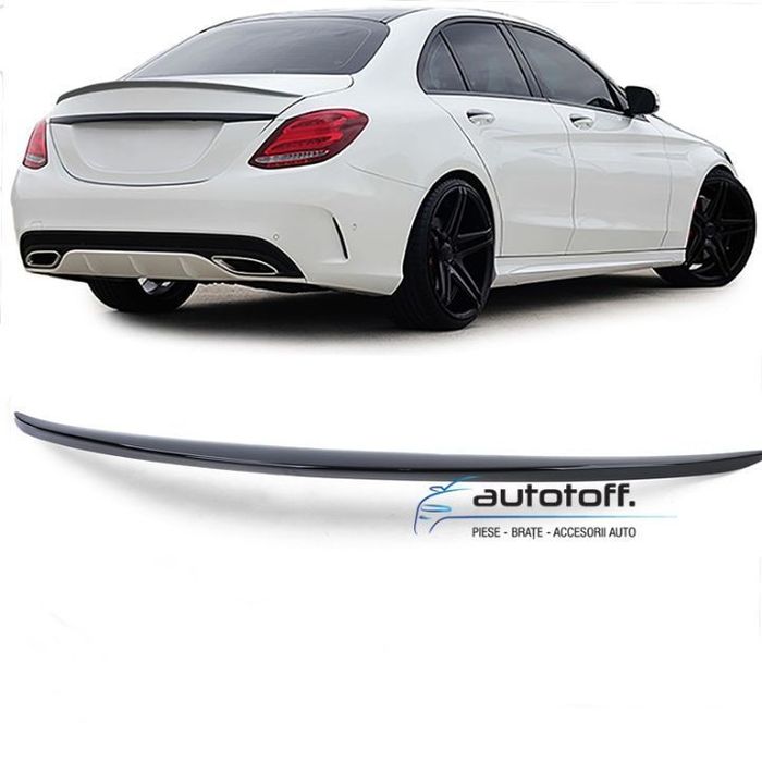 Eleron portbagaj Mercedes W205 C-Class (14-21) Negru lucios