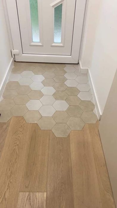 Поставяне на ламинат и первази!