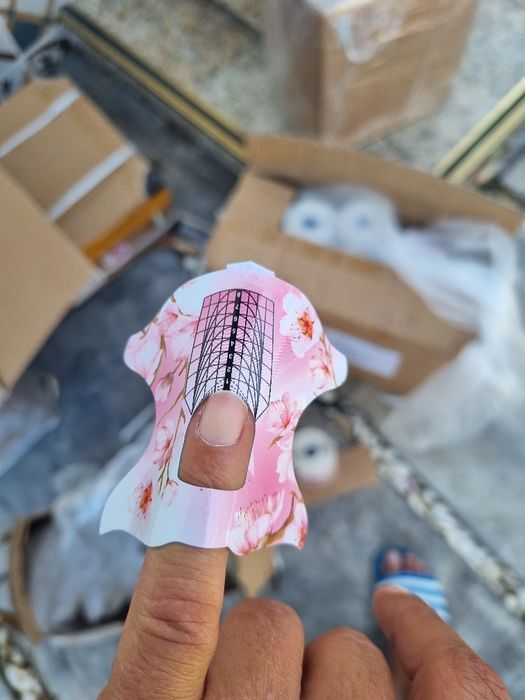 Nail form șablon construcție unghii sticker autocolant unghii 300 buc