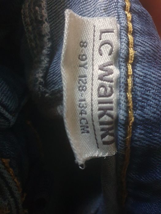 Джинсы скинни для девочки до 134 см ростом