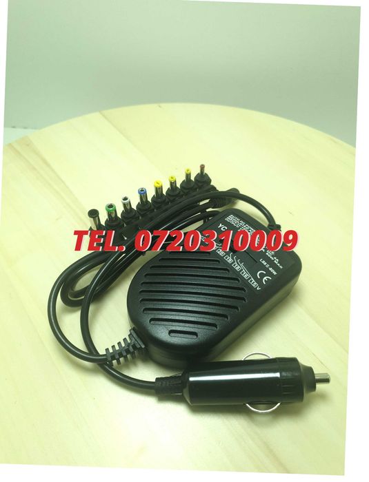 Incarcator Universal Pentru Laptop Pentru Auto Alimentare La 12v