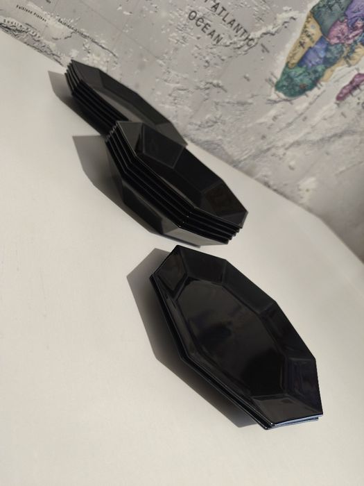 Farfurii negre Arcoroc 12 piese