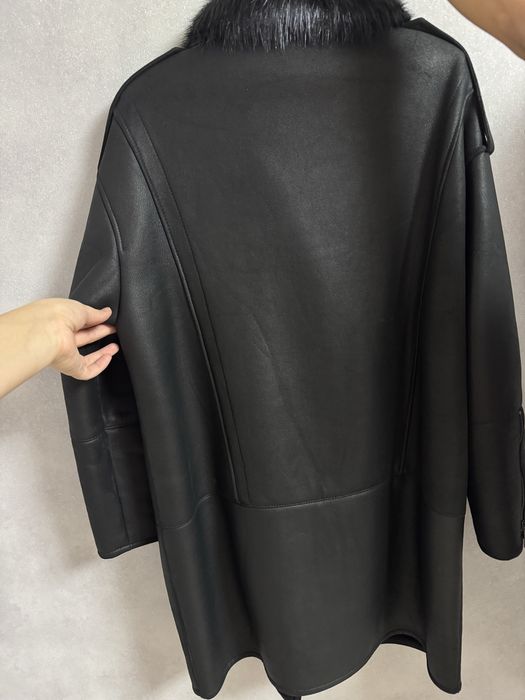 Женская дубленка авиатор