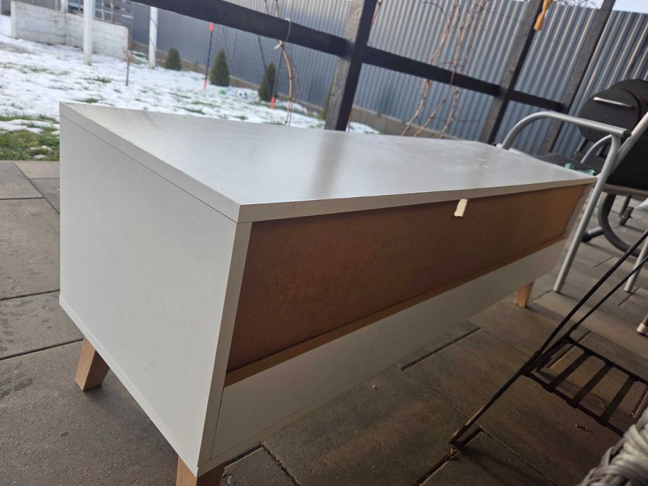 Vand comoda TV, alba