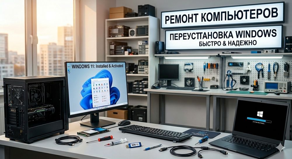 Установка Windows / Выезд / Виндоус / Виндовс / Айтишник / Программист