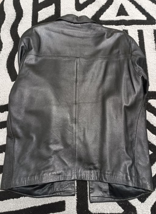 Пиджак мужской кожа