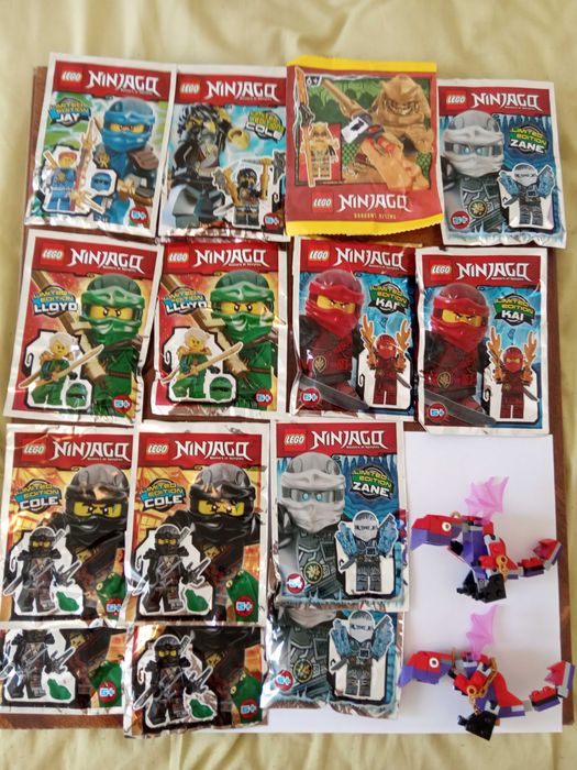 Colectie Minifigurine Lego Ninjago originale din toate timpurile,stare foarte buna