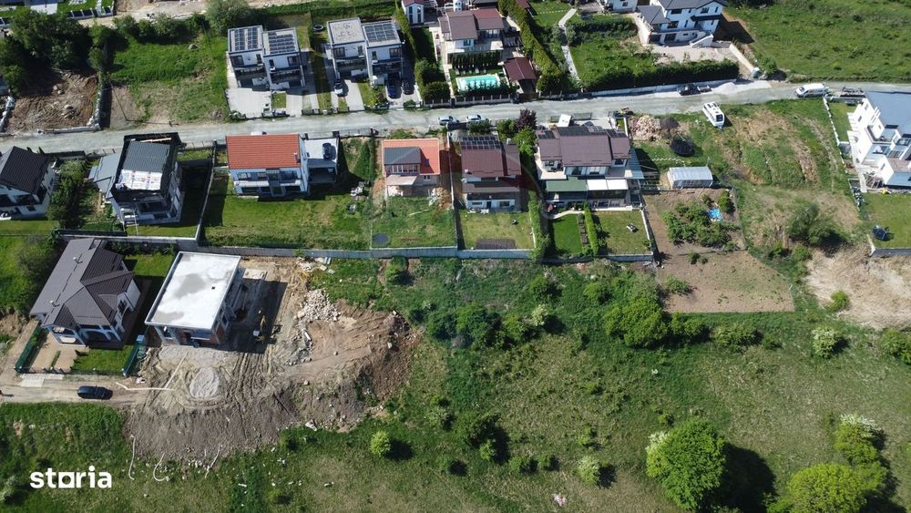 Teren 2685 mp cu panoramă Feleacu. Proiect rezidențial