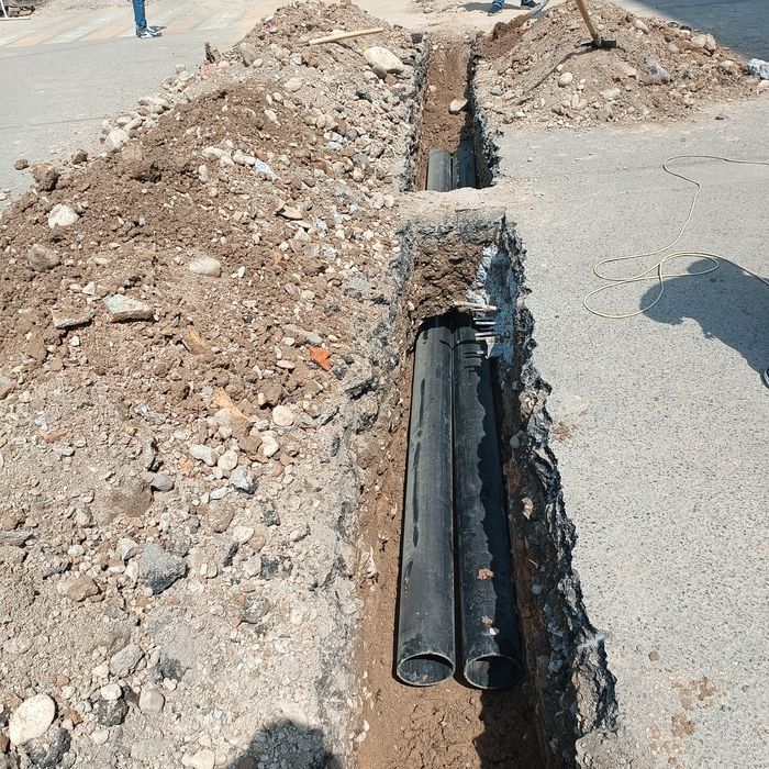 Траншея qazish,Труба, кабел yotqizish Urachi podval Tunel,qazish ishi