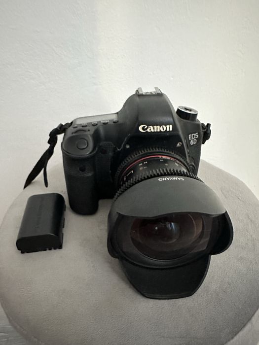 Canon 6D cu obiectiv samyang 14mm T3.1