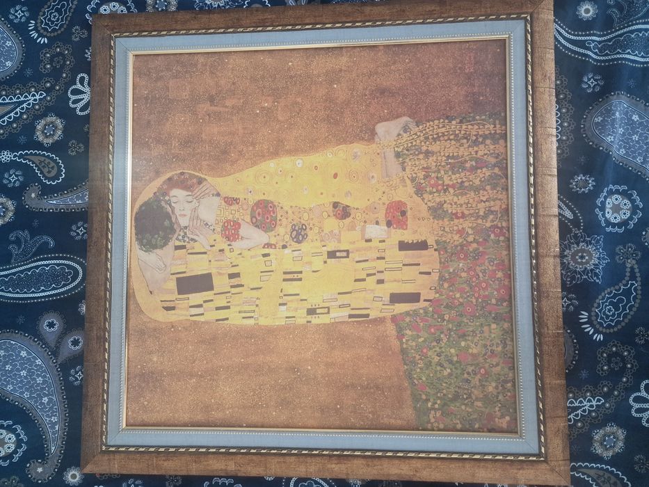 Постер Поцелуй Густав Климта 50×50