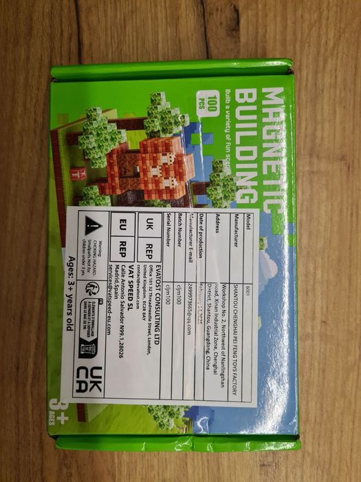 Кубчета магнитни Миникрафт Minecraft