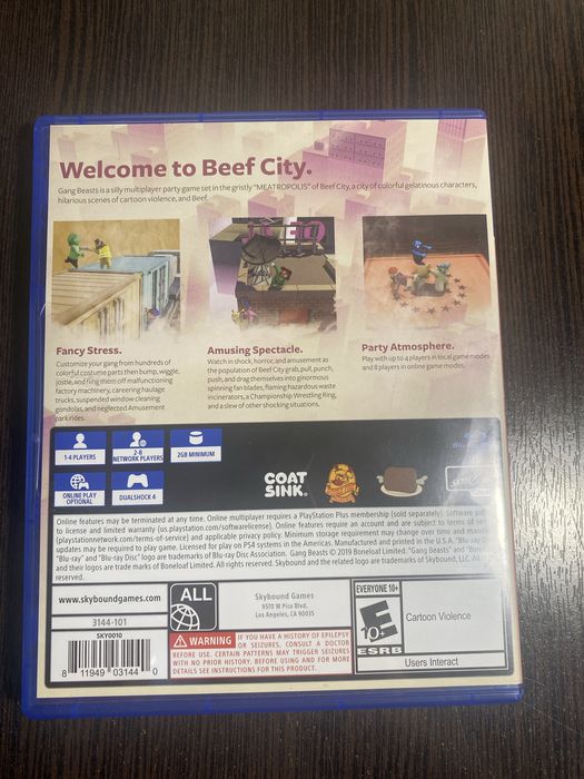 Продаю Gang Beasts