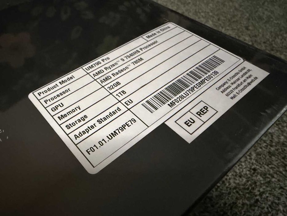 Minisforum UM790 Pro / AMD Ryzen 9 / 32+1 Tb / Sigilat