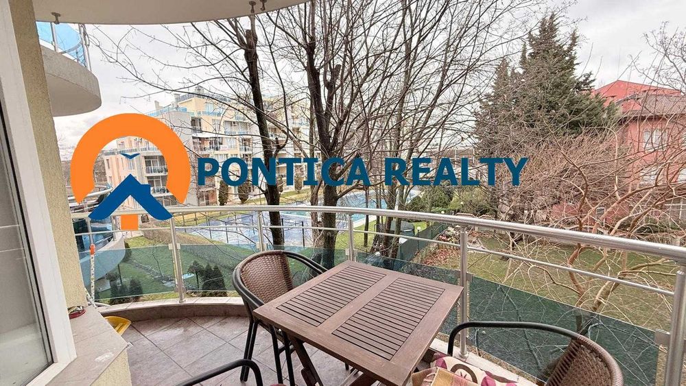 Тристаен на първа линия с гледка море в с.Равда