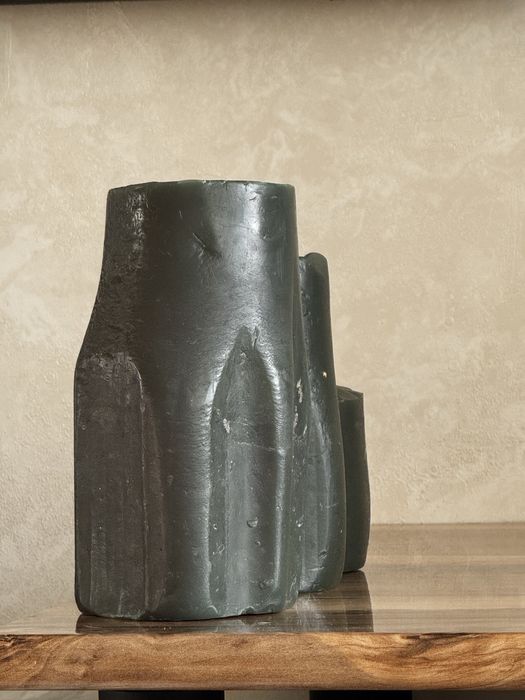 Свечи большие зеленые