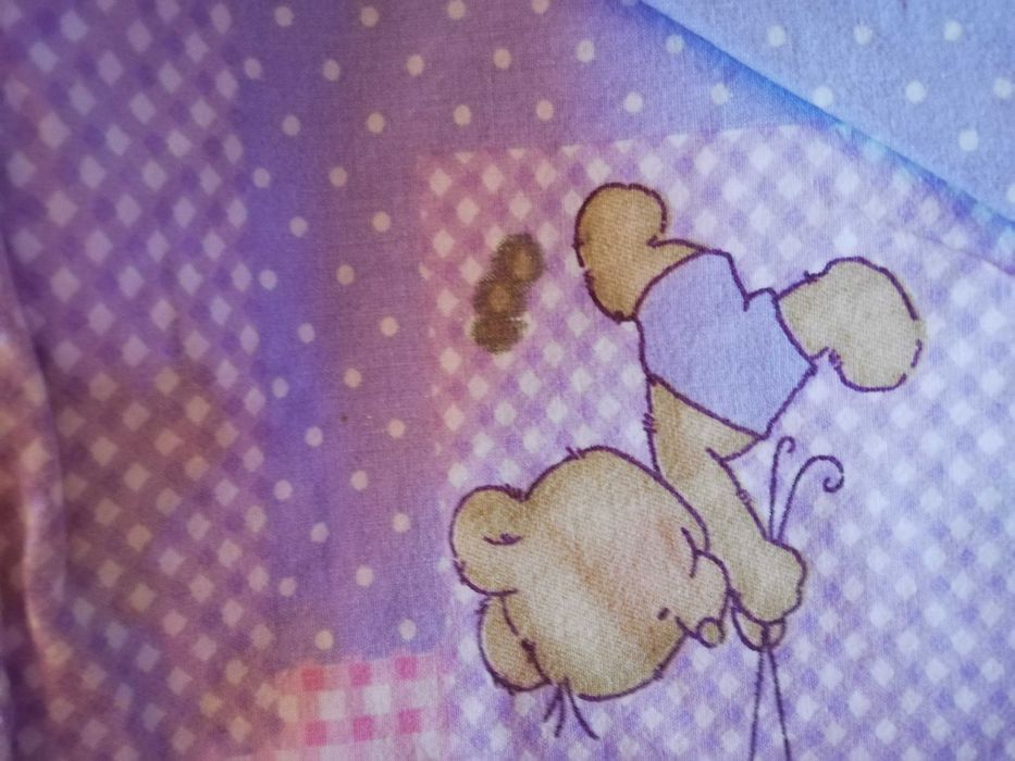 Спални комплекти/бельо с мечета, облачета и цветя за кошара 60х120