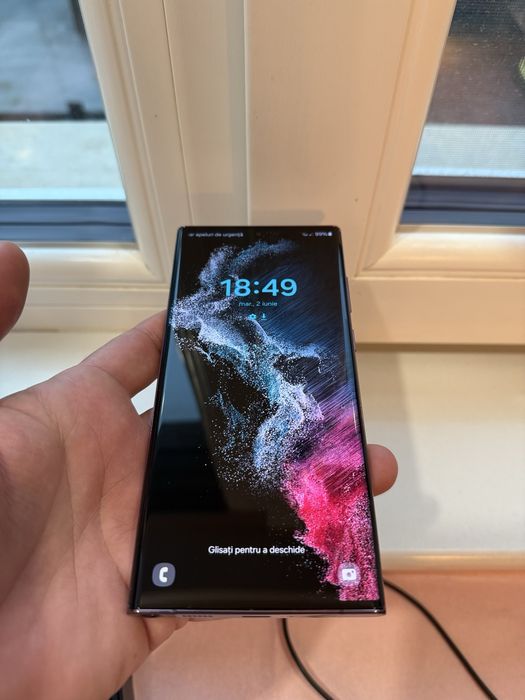 Samsung S22ULTRA Dual Sim 128gb BURGUNDY Impecabil !!!!!
