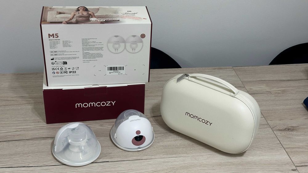 Pompa Dubla de san Portabila MOMCOZY M5 FARA DURERE, garantie 2 ani