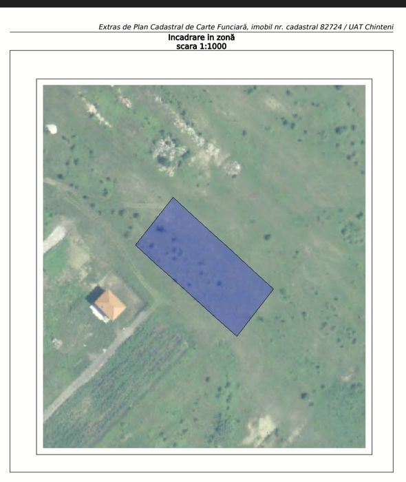 Vand teren intravilan cu PUG aprobat, panoramic, Chinteni