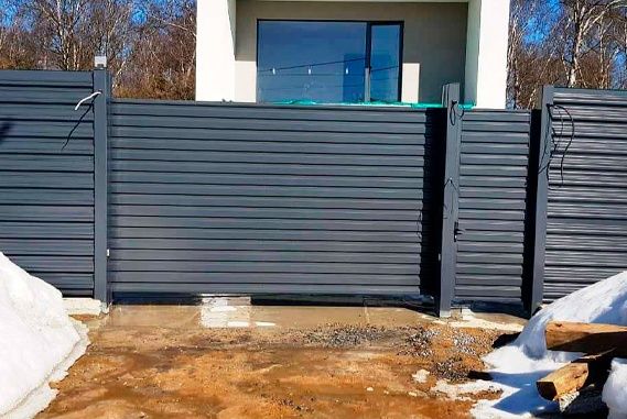 Откатные автоматические ворота