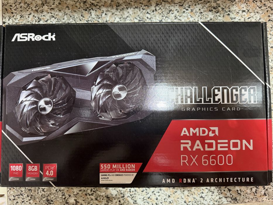 Видеокарта ASRock Radeon RX 6600 Challenger D 8GB