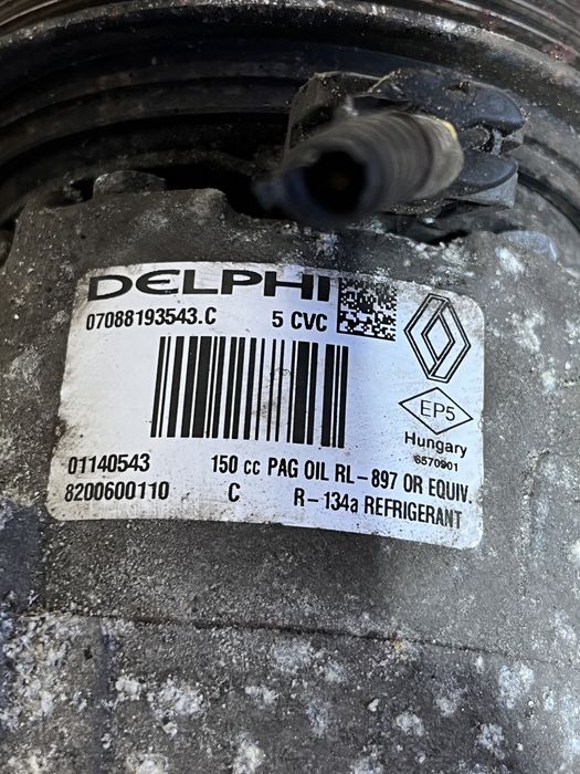 Compresor AC/clima Qashqai/ Megane 2 1.5 dci cod: 01140543/ 8200600110