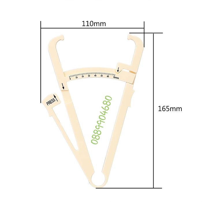 КАЛИПЕР - Уред за измерване на телестните мазнини