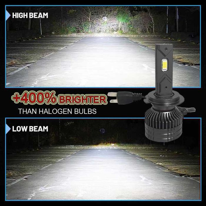 Instalatie LED auto canbus Gotek - H8 - H11 6000K - 110W-18.000 lumeni