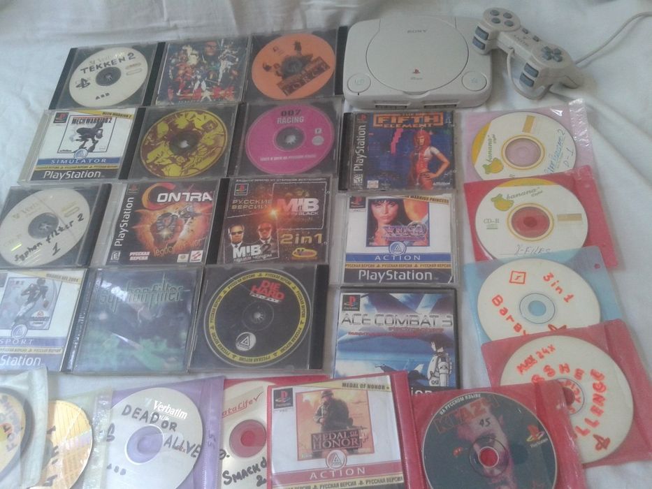 Playstation 1 slim evropadan kelgan