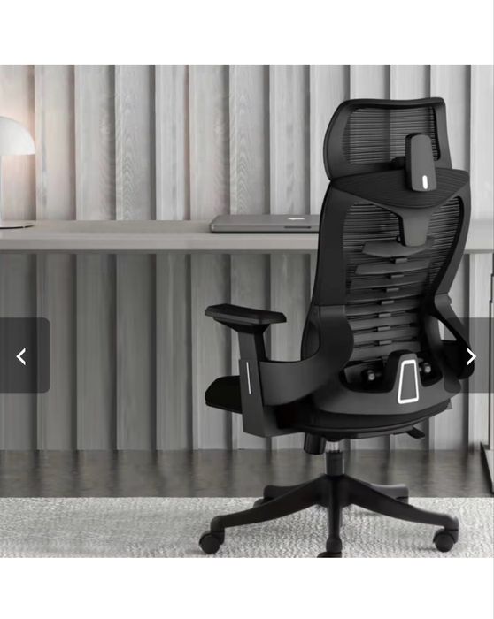 Геймърски  стол Lido Lux HB lumbar - Черен