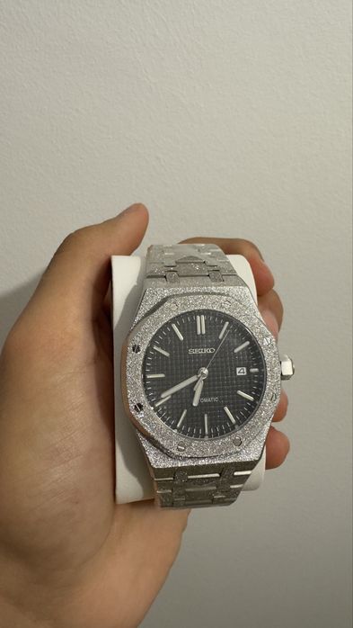 Seiko mod oak negru