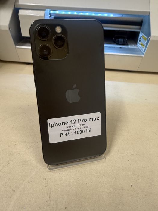 Iphone 12 pro max / 128 gb  / 100% baterie / garantie