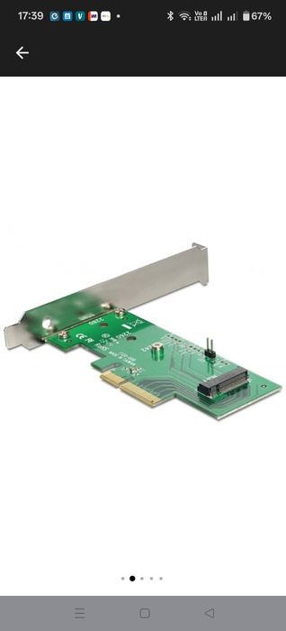 Adaptor PCI Express la 1 x M.2 NGFF NVMe intern, Delock 89370