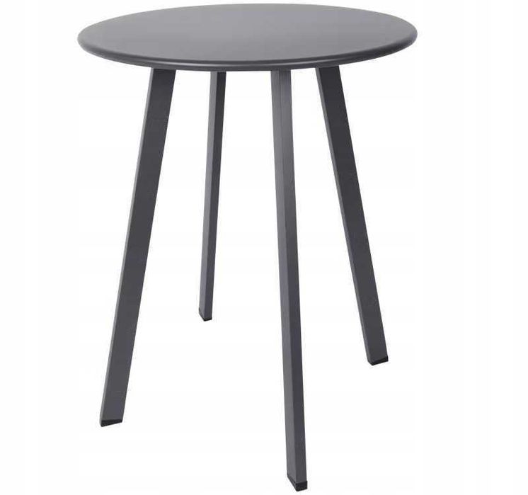 Allbrand кръгла  помощна метална масичка 40 x 40 x 49 см