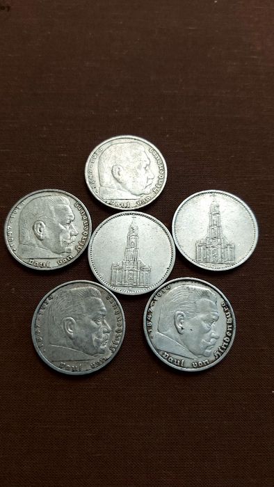 Monede de argint 5 reichsmark