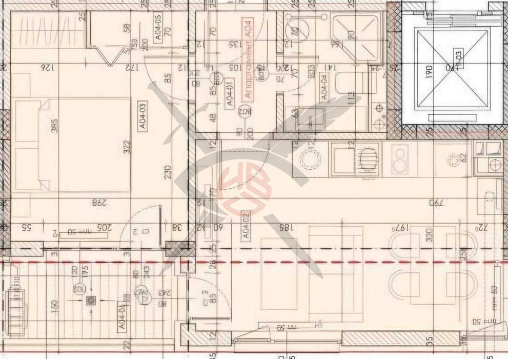 Двустаен апартамент  в кв. Витоша №102249