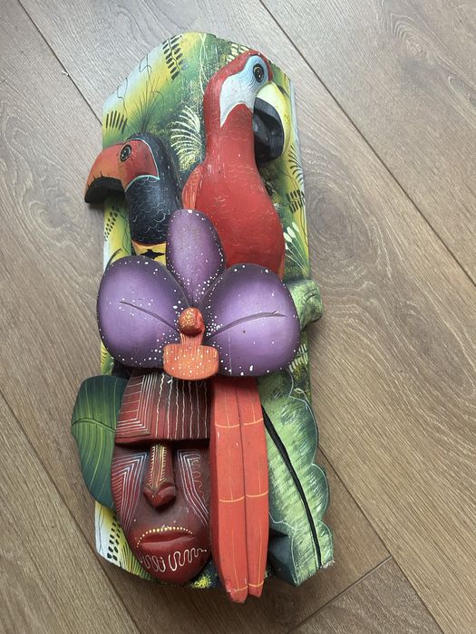 Sculptură decorativă din lemn natural-Sarocra/Costa Rica