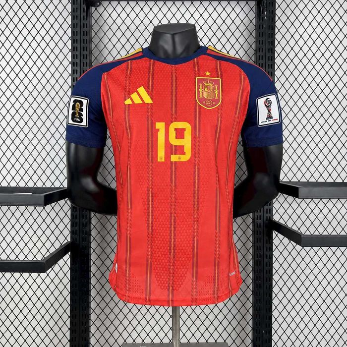 Tricou Spania Home Kit - Lamine Yamal 19 Player Version