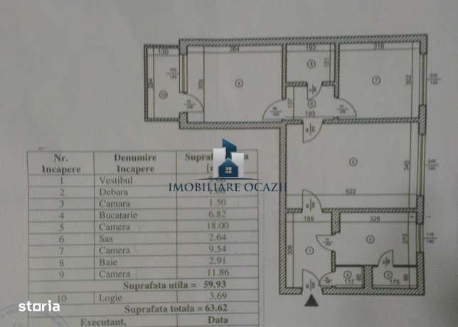 Apartament 3 Camere Semidecomandat Sos. Giurgiului