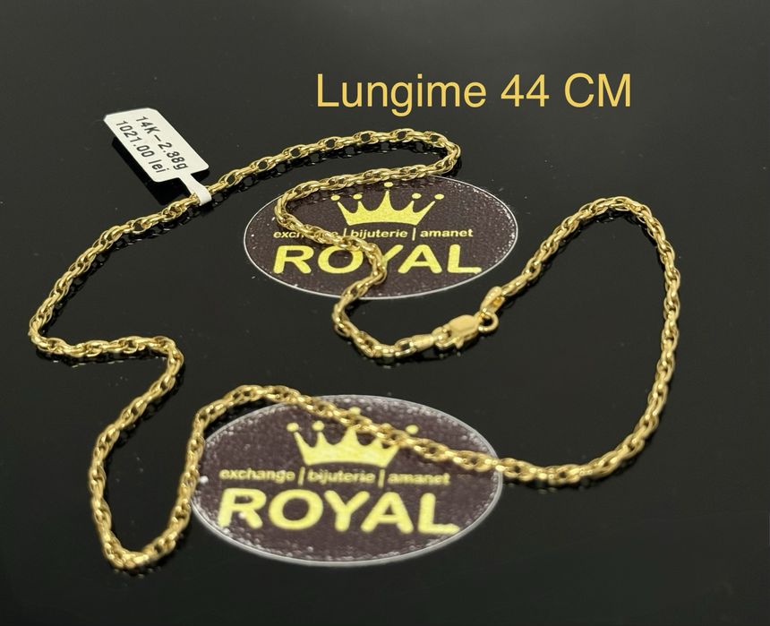 Bijuteria ROYAL : Lant AUR 14K / 2.38 GR